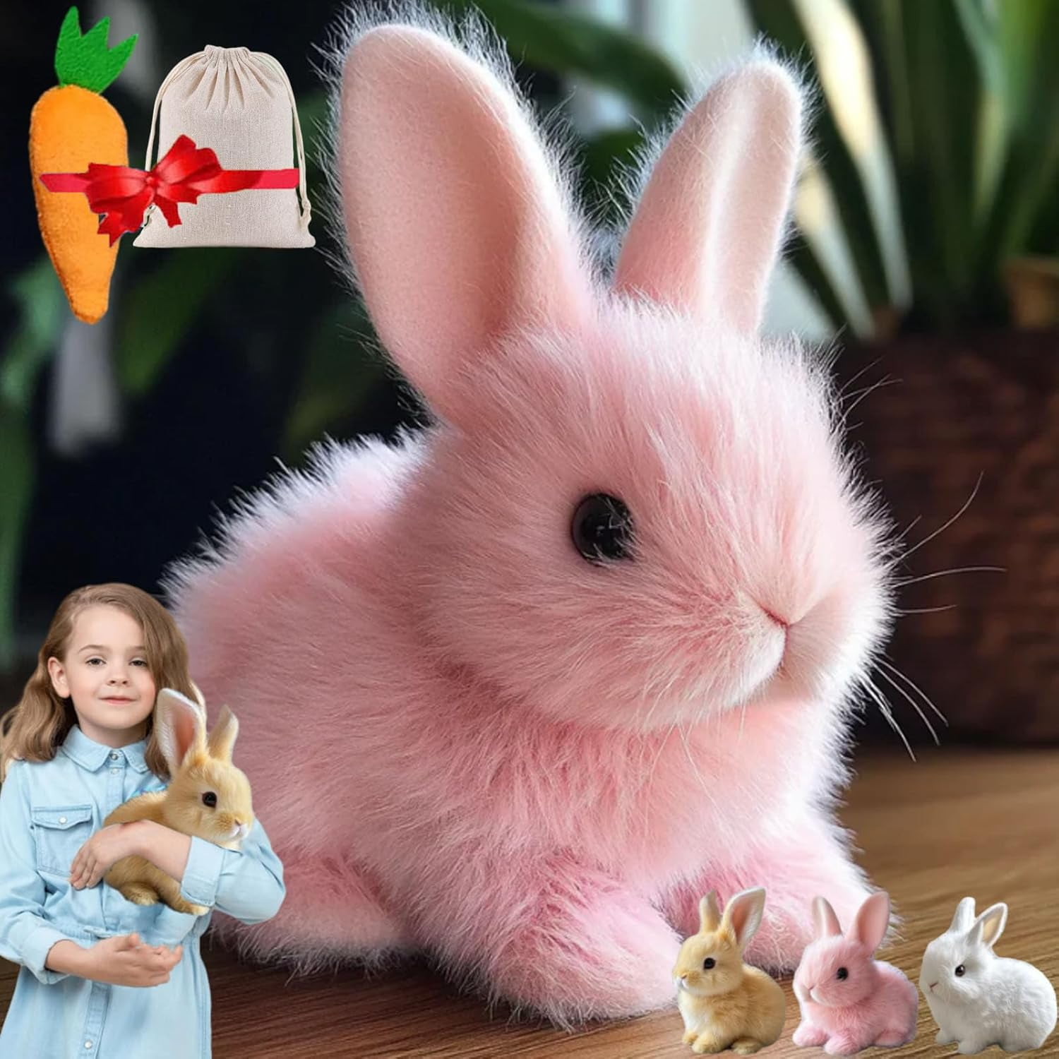 ぬいぐるみ  curly bunny medium size Jelly cat / ジェリーキャット Bashful Curlie Bunny Medium