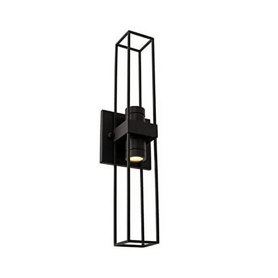 Kalco 405022Mb Eames 2 Light 19" Tall Ada Led Outdoor Wall Sconce - Black