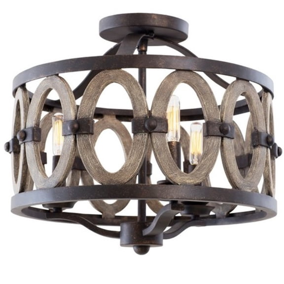 Kalco Belmont 16.5 Inch Flush Mount