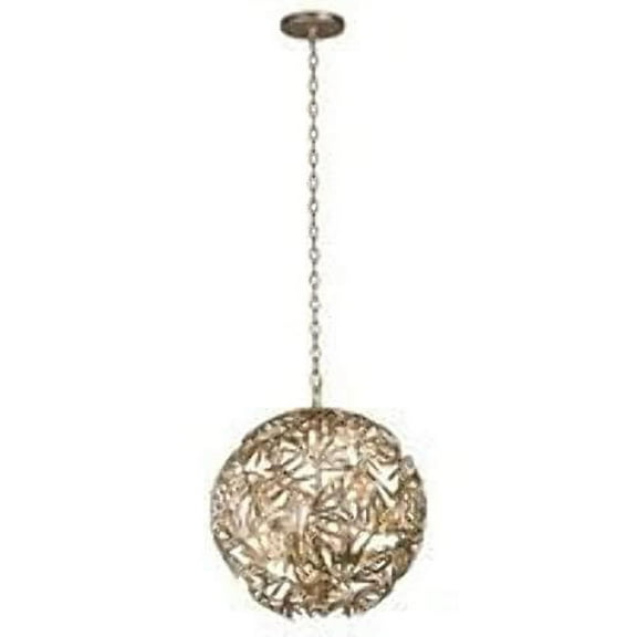Kalco 507650 Jardin 4 Light 18" Wide Pendant - Oxidized Gold Leaf