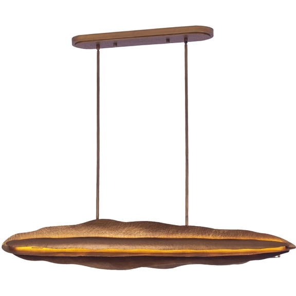 Kalco 522461WGL Folia 66" Wide Led Abstract Chandelier - Gold