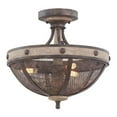 thumbnail image 1 of Kalco 7047FG Coronado 16" 3 Light Semi Flush in Florence Gold,, 1 of 9