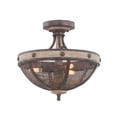 thumbnail image 1 of Kalco 7047FG Coronado 16" 3 Light Semi Flush in Florence Gold,, 1 of 9