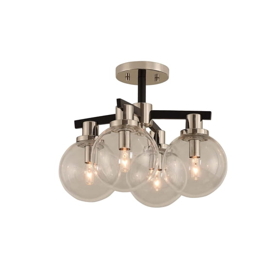 Cameo 4 Light Semi Flush Mount
