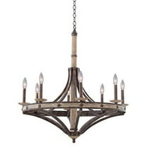 Kalco Coronado 8 Light Round Chandelier