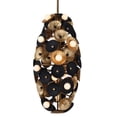 thumbnail image 1 of Kalco 520353BVB Damask 20 Light 16" Wide Pendant - Black / Vintage Brass, 1 of 3