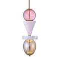 thumbnail image 1 of Kalco Demi Pink Jade LED Mini Pendant, 1 of 2