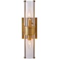 thumbnail image 1 of Kalco 521332VGB Duet 2 Light 17" Tall Wall Sconce - Brass, 1 of 1