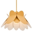 thumbnail image 1 of Kalco 517055WY Flor 18" Wide Pendant - Yellow, 1 of 3