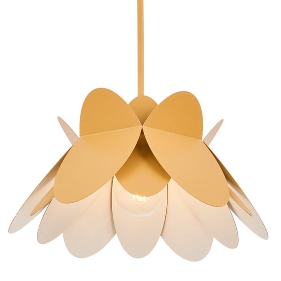 Kalco 517055WY Flor 18" Wide Pendant - Yellow