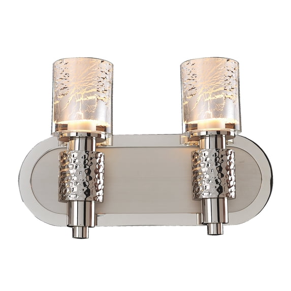 Kalco 6272PSN Ashington 2 Light Double Sconce - Nickel