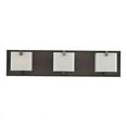 thumbnail image 1 of Kalco Lighting Meridian 22" 3-light Glass Bath Vanity in Brushed Black Nickel, 1 of 3