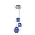 thumbnail image 1 of 309540CH/SAPPH-Kalco Lighting-Meteor - Three Light Pendant Chrome Sapph Chrome Finish with Sapph Glass, 1 of 2