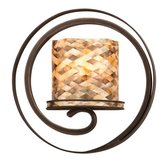 Kalco Lighting-Monaco - One Light Wall Sconce  Antique Copper Finish