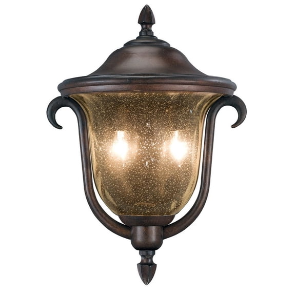 9000MB-Kalco Lighting-Santa Barbara - 2 Light Outdoor Medium Porch Light Textured Matte Black Burnished Bronze Finish