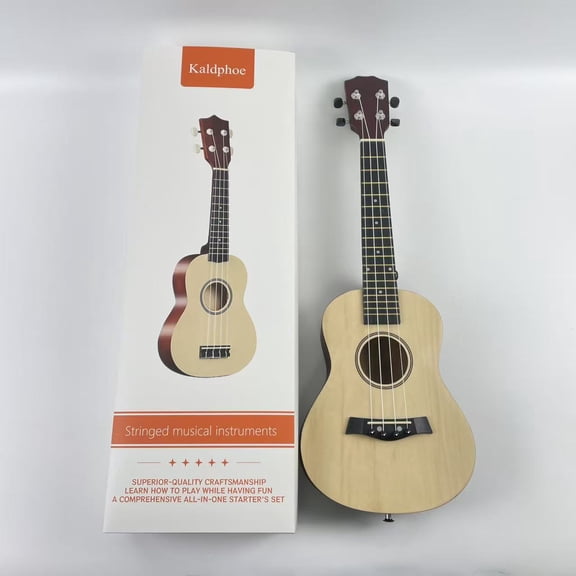 Kaldphoe Stringed musical instruments - 21 Inch w/String Mahogany Soprano Ukulele