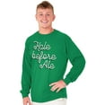 thumbnail image 1 of Kale Before Ale Beer Drinking Healthy Long Sleeve TShirt Men Women Brisco Brands S, 1 of 5