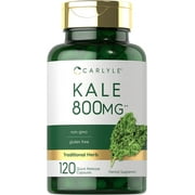 Kale Extract 800mg | 120 Capsules for Men and Women | by Carlyle