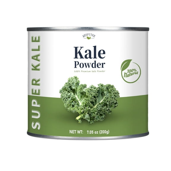 AUSPITEE Kale Powder,200g/7.05oz,Kale Vegetable Powder,Green Juice Powder for Kale Drink,Frozen Kale,Greens Powder