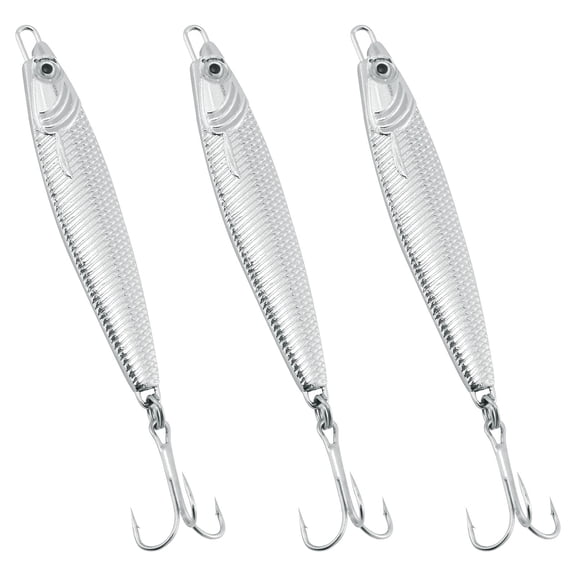 Kaleduo 3 Pack 2oz Metal Jigging Spoon Lures, Saltwater Casting & Vertical Jigging Lures for Mackerel, Striper & Bluefish