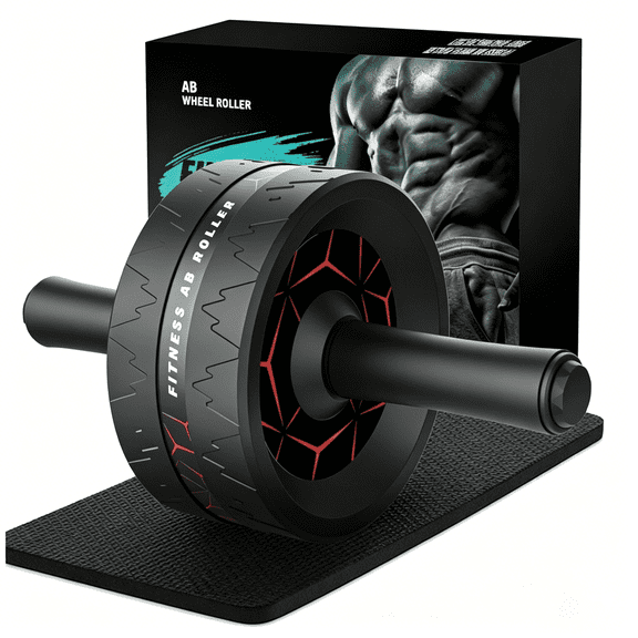 Kaleduo Ab Roller Wheel, Abdominal Core Workout Equipment with Non-Slip Design, Home Gym Abdominal Exercise Wheel for Abs, Core & Full Body Strength Training, Includes Free Knee Pad