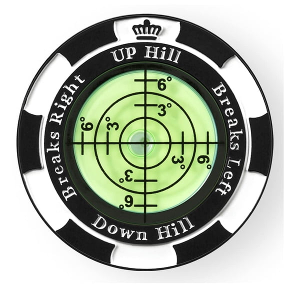Kaleduo Golf Slope Reader Ball Marker, High-Precision Green Reading Aid, 360 Bubble Level Golf Accessory for Men & Women