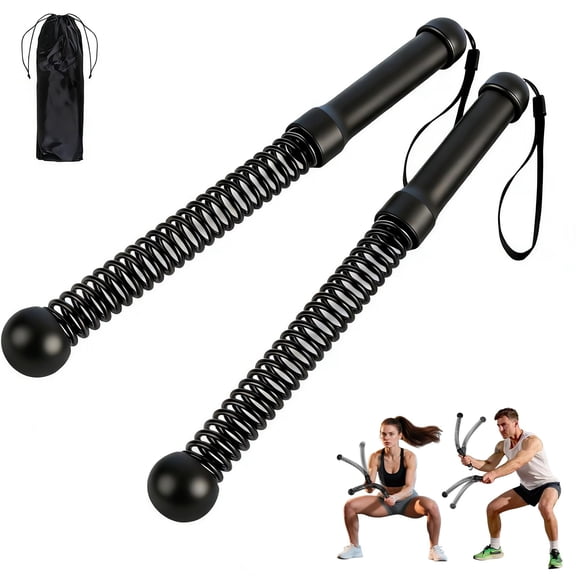 Kaleduo Weighted Ropeless Battle Ropes, Heavy Duty Portable Cordless Battle Rope for Home Gym, Strength Building, HIIT & Low-Impact Aerobic Training for Men & Women (with Poster)