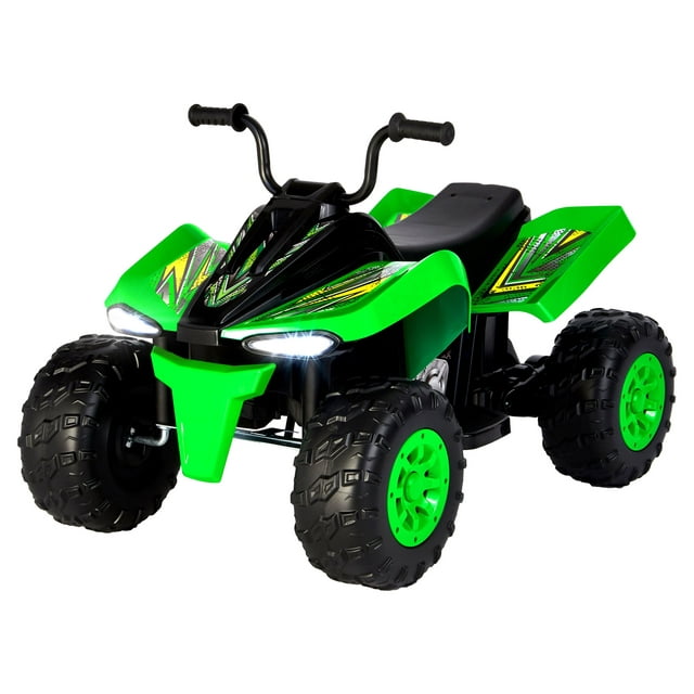 Kalee 12V Giant Quad ATV Battery Powered Ride On, Green