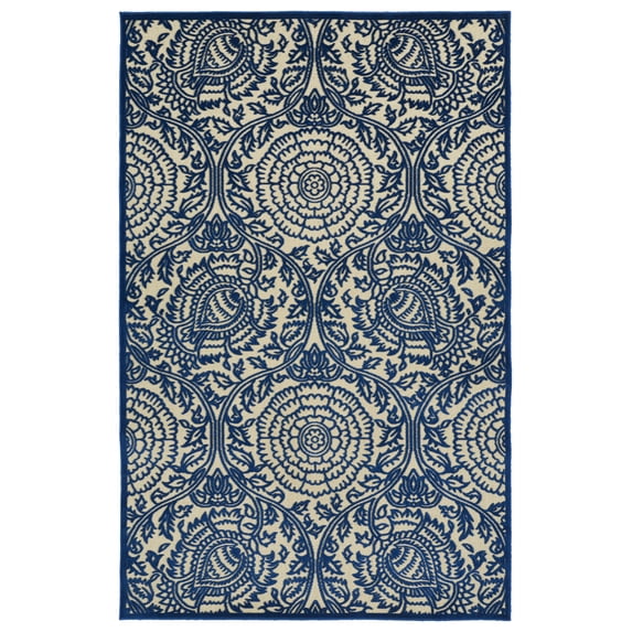 Kaleen A Breath Of Fresh Air Machine Made Fsr102-22 Navy Area Rugs