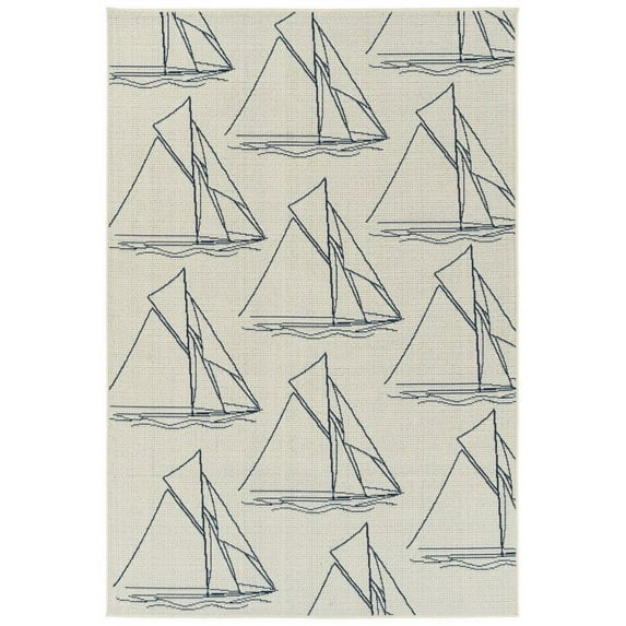 Kaleen Amalie AML03-01 Rug in Ivory - (7 Foot 2 Inch x 10 Foot 5 Inch)