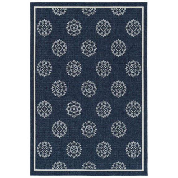 Kaleen Amalie AML07-22 Rug in Navy - (7 Foot 2 Inch x 10 Foot 5 Inch)