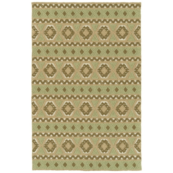 Kaleen Ayrlies Garden AGC01-50 Rug in Green - (3 Foot x 5 Foot)