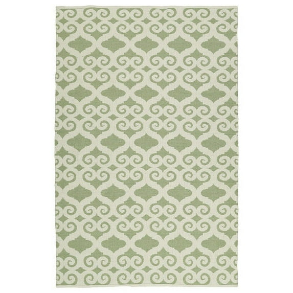 Kaleen Brisa Cream/Green Indoor/Outdoor Area Rug