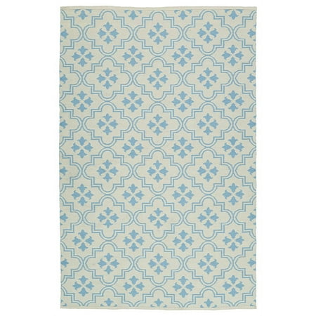 Kaleen Brisa Cream/Light Blue Indoor/Outdoor Area Rug