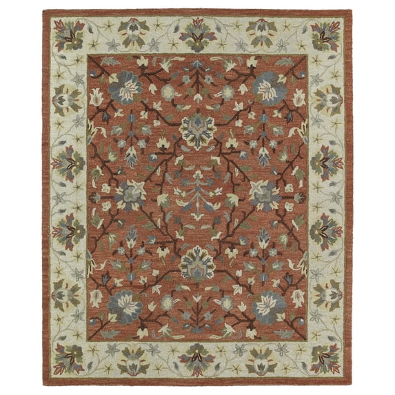 Kaleen Brooklyn Hand Tufted 5305-06 Brick Area Rugs