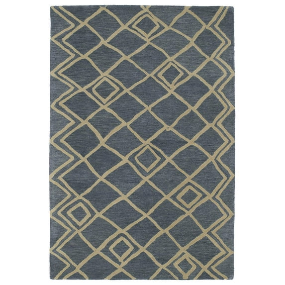 Kaleen Casablanca Hand Tufted Cas04-17 Blue Area Rugs