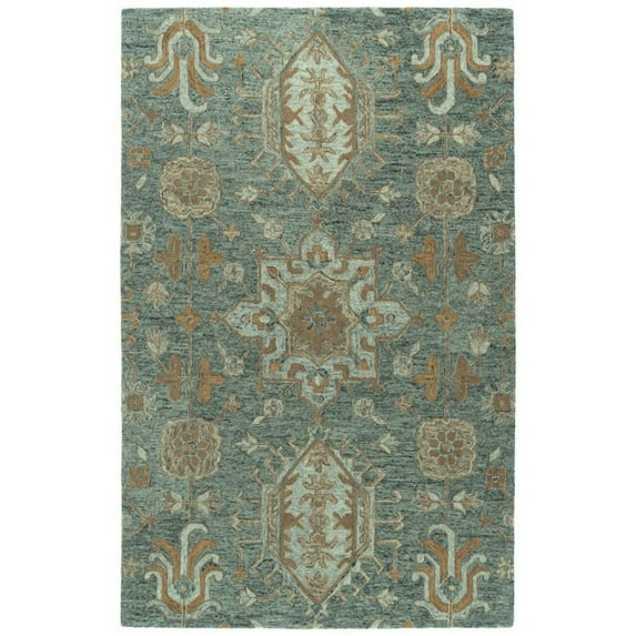 Kaleen Chancellor Hand-tufted Cha07-102 Pewter Green Area Rugs