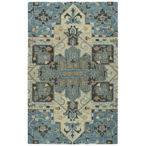 Kaleen Chancellor Hand-tufted Cha09-17 Blue Area Rugs