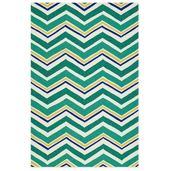 Kaleen Escape Esc05 Rug In Emerald - (5 Foot x 7 Foot 6 Inch)