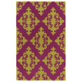 thumbnail image 1 of kaleen evolution damask wool rug, 1 of 2