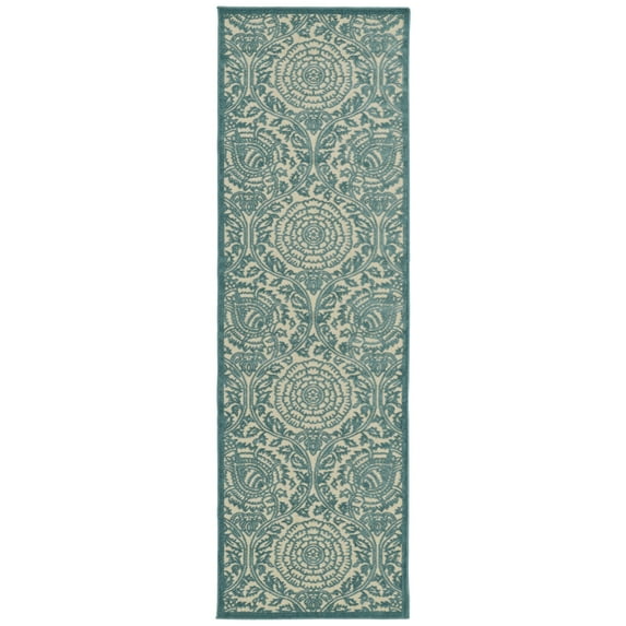 Kaleen Fresh Air Fsr102 Rug In Blue - (2 Foot 6 Inch x 7 Foot 10 Inch)