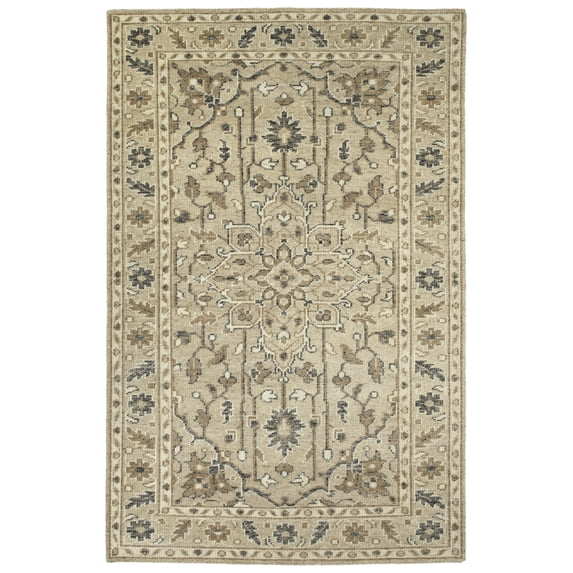 Kaleen Herrera Sand Rug - (2 Foot 6 Inch x 12 Foot)