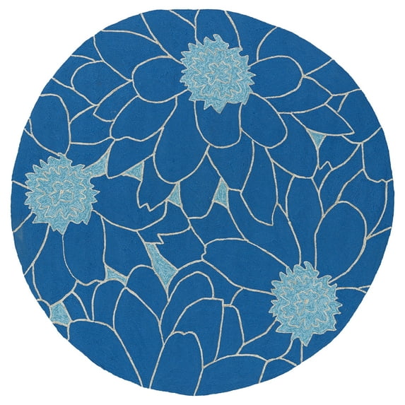 Kaleen Home and Porch Blue Indoor/Outdoor Area Rug