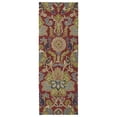 thumbnail image 1 of Kaleen Home and Porch Red Floral and plants Indoor/Outdoor Area Rug, 1 of 6