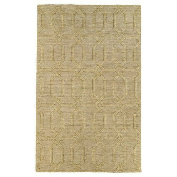 Imprints Modern Solid Color Casual Rug - Yellow - 2'6" x 8'