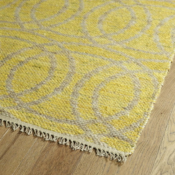 Kaleen Kenwood Ken03 Rug In Yellow - (2 Foot x 3 Foot)