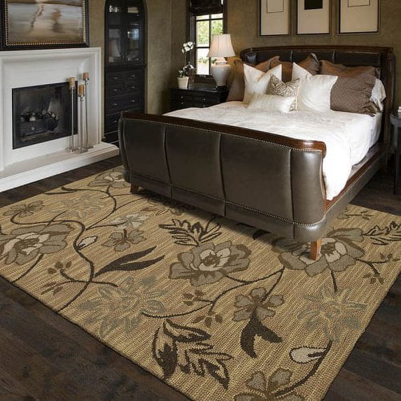 Kaleen Khazana Mackinac Rug In Gold - (2 Foot 3 Inch X7 Foot 6 Inch)