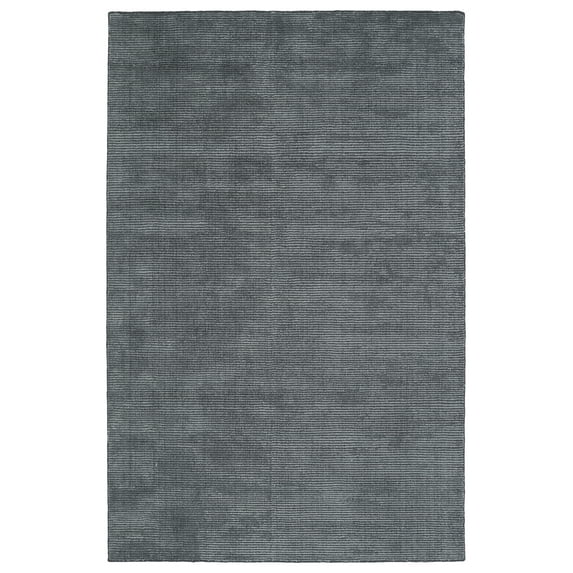 Kaleen Luminary Collection - Carbon 2'3" x 8' Wool and Viscose Rug
