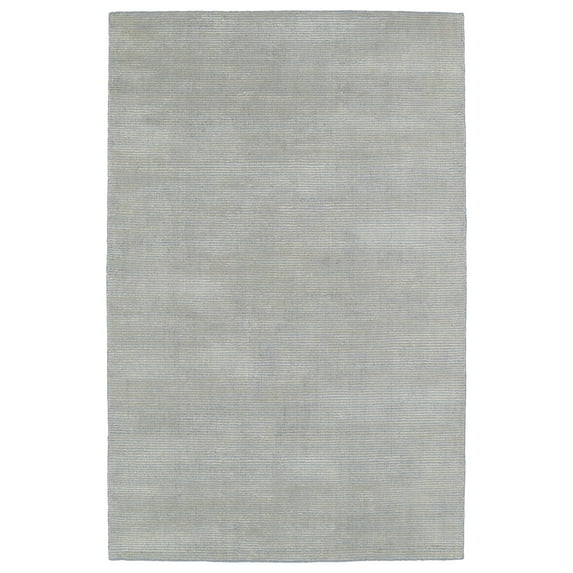 Kaleen Luminary Collection - Grey 5' x 7'9" Wool and Viscose Rug