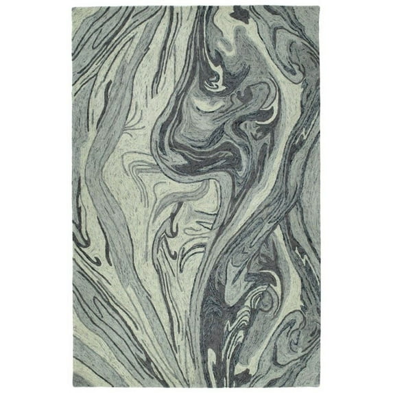 Kaleen Marble MBL02 Grey 3'6" x 5'6" Rug